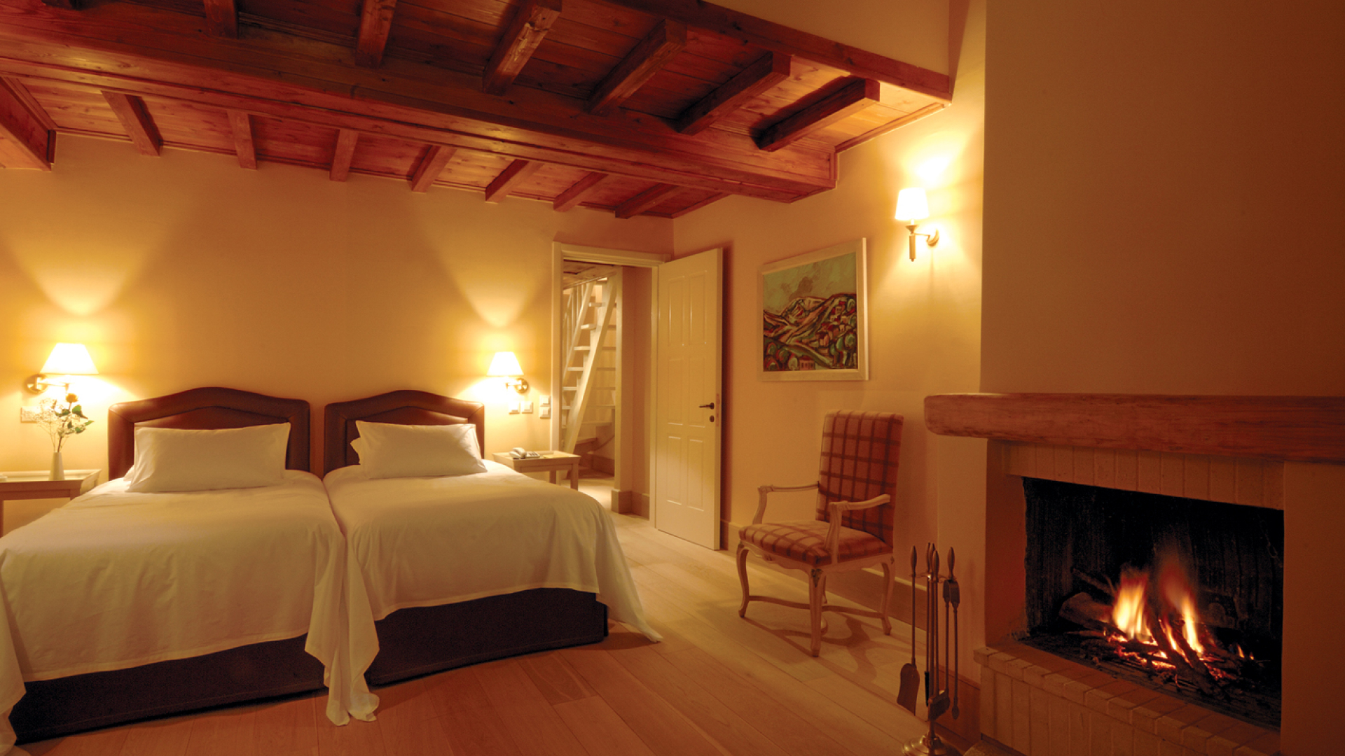 Two-Bedroom Maisonette Mountain View  - Santa Marina Arachova Resort & Spa